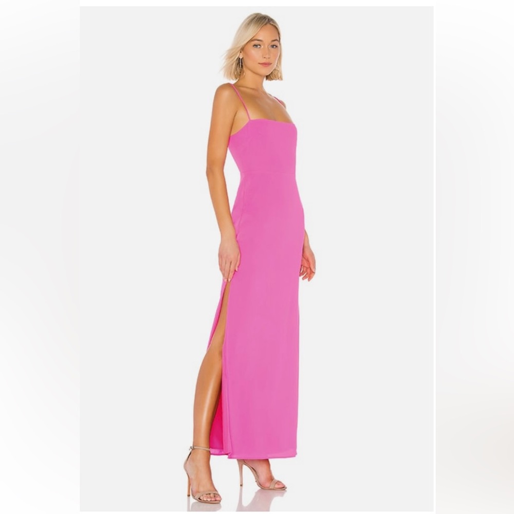 Superdown Addison Maxi Dress in Pink